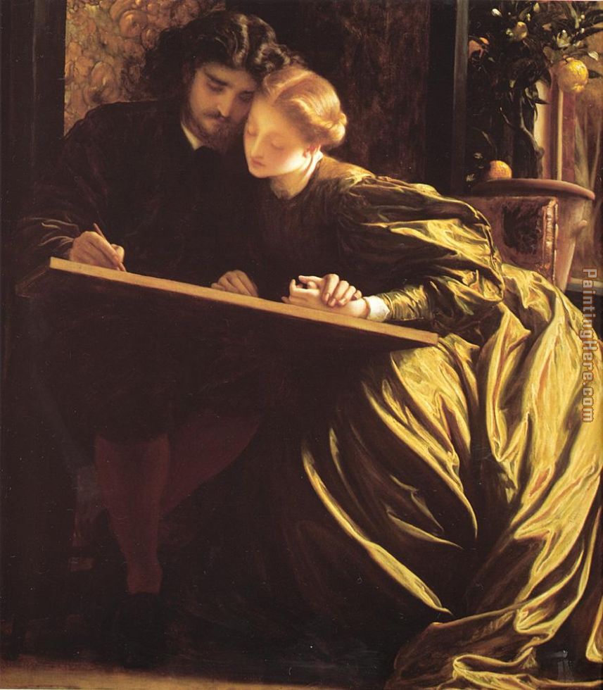 The Painter's Honeymoon painting - Lord Frederick Leighton The Painter's Honeymoon art painting
