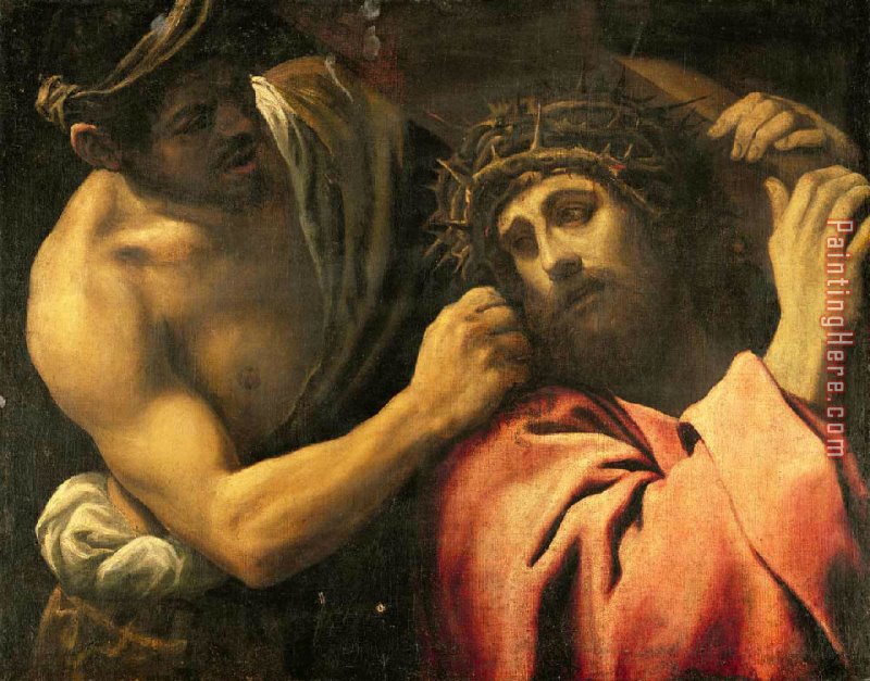 Christ Carrying The Cross (detail) by Annibale Carracci