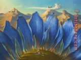 Across The Mountains And Into The Trees by Vladimir Kush